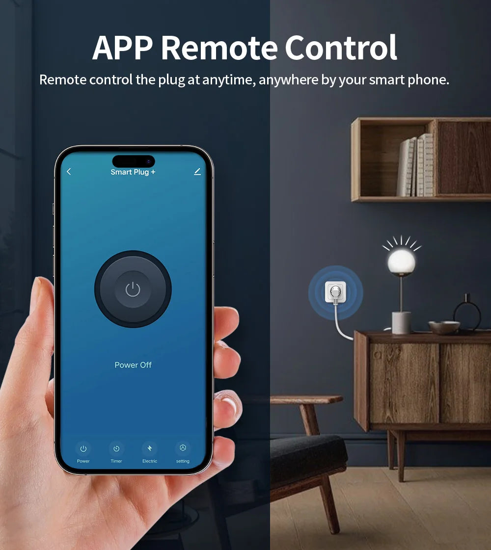 Enchufe Inteligente WiFi 16A Domotek | Controla tu hogar desde el celular