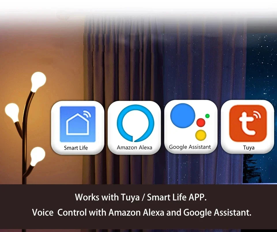 Bombilla Inteligente RGB WiFi Domotek | Control de voz y app