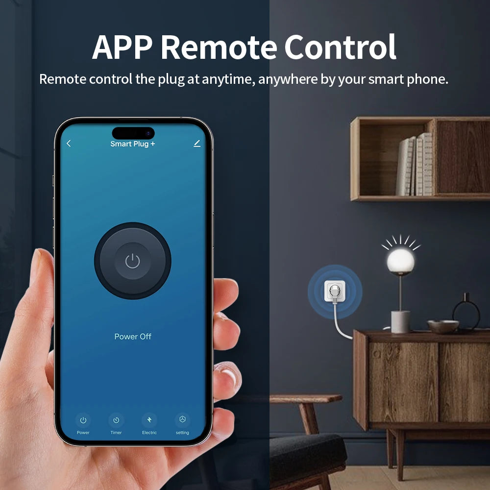 Enchufe Inteligente WiFi 16A Domotek | Controla tu hogar desde el celular