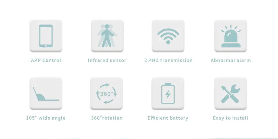 Sensor de movimiento WiFi PIR Tuya / Smart Life Domotek